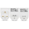 REV Traveler Travel Adapter, Socket Adapter, 3 x Travel Plugs
