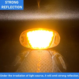 MGMSINYO Reflector Bike Wheel Reflectors Bicycle Spoke Reflector Safety Warning Night Riding