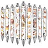 VorkiVecKi Rooster Chickens Ballpoint Pens - Office 24 PCS Supplies
