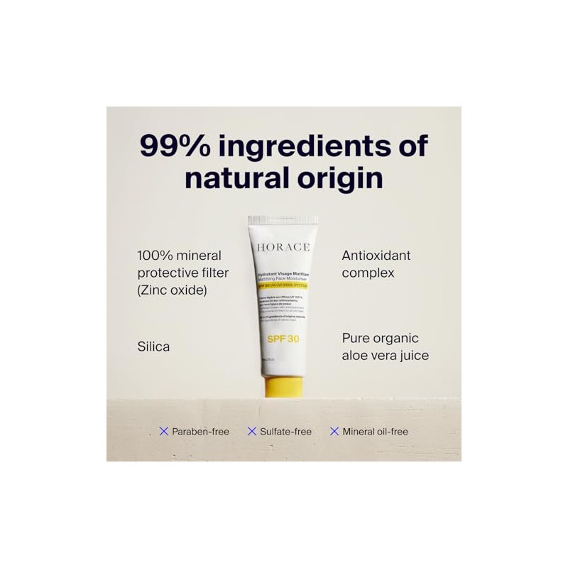 HORACE Mattifying Face Moisturiser SPF30 for Men 75 ml