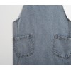 Denim Cotton Canvas Cross Back Aprons Solid Color Shop Kitchen