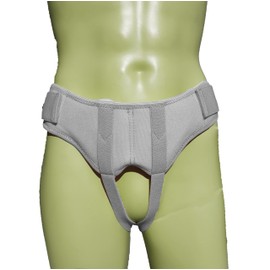 Hernia Belt Solace Care | Inguinal Hernia Support Truss Belt - Removable Pressure Pads - Single or Double Reducible Inguinal Ruptures - Unisex - Pre/Post Surgery (Small - 30"-35" - 76-89cm)