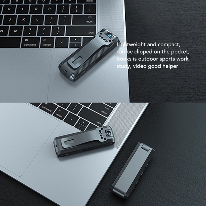 Voice Recorder Multifunction HD 1080P Clear Sound 180 Degree Rotating
