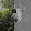 7links Dual Lens IP Outdoor Camera, 2X 2K, 3MP, Pan-Tilt,