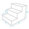 CertiPUR-US Certified Foam Pet Steps / Stairs for Dogs &