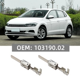 OTOTEC 20PCS Car JST Socket Contacts Micro Timer Crimps Wiring Crimp Repair Terminals Pins Connector 103190.02 for 1.00mm² -2.50mm² Cable Cross-Section Model 33-1596