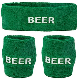 Funny Guy Mugs Unisex Sweatband Set, Irish Beer