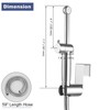 Bathfinesse Bidet Sprayer for Toilet, Solid Brass Handheld Bidet Attachment