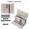LEEXTON Multifunctional Women's Long Purse, Large Purse, PU Leather Wallet