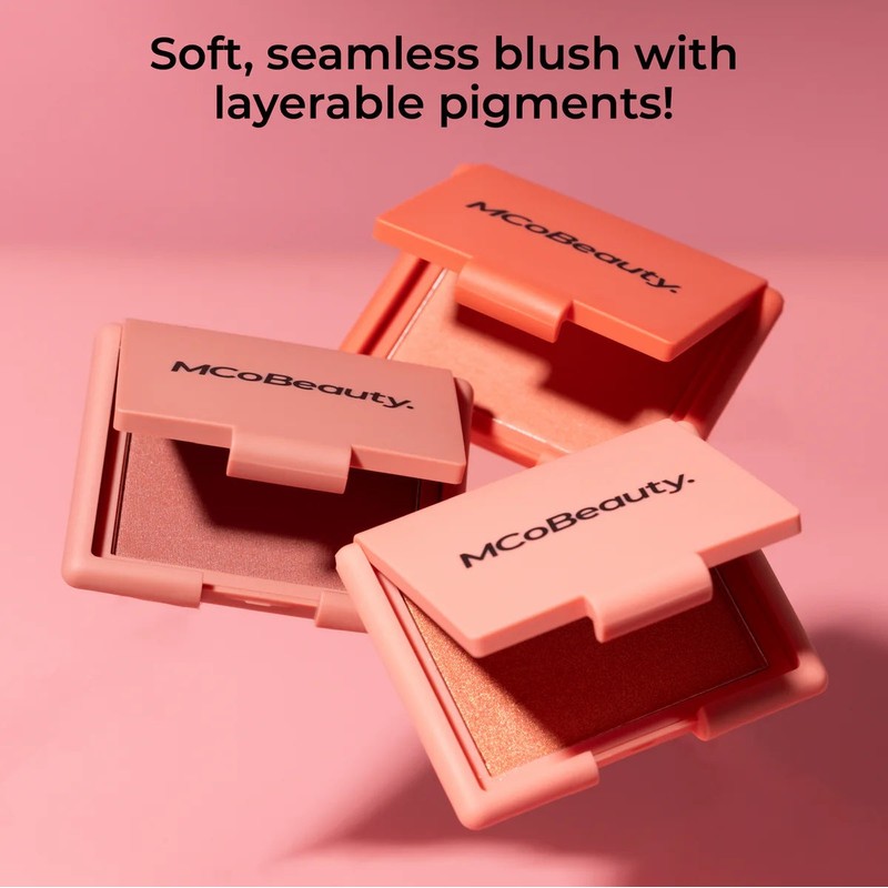 MCoBeauty Soft Touch Powder Blush - Deep Peach