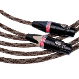 Better Cables BETTERCABLES.COM Silver Serpent Snake Edition Balanced XLR Audiophile Audio Cables (Pair - 2 Cables) - High-End, High-Performance, Silver/Copper Hybrid, Low-Capacitance - 1.5 Feet
