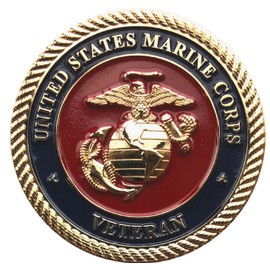 United States Marine Corps Veteran USMC Service to A Grateful Nation Challenge Coin