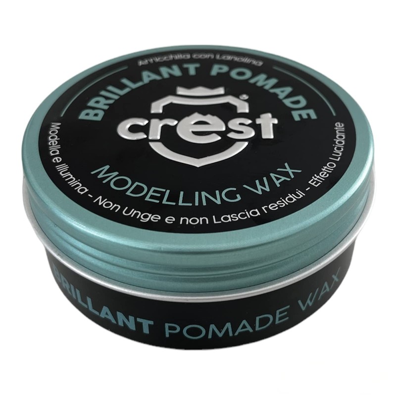 Crest Brillant Pomade Modelling Wax with Bergamot and Freesia Fragrance