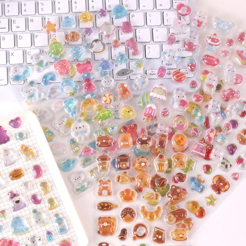 3D Bond Drop Sticker Bon Drop Poop 3D Planner Decorative