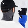 Mesh Face Summer Cooling Multi-Scarf for Sports & Outdoor Activities Charcoal Mask