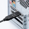 Sanwa Supply AD-DPPHD02 DisplayPort to HDMI Converter Adapter (4K/60Hz Compatible)