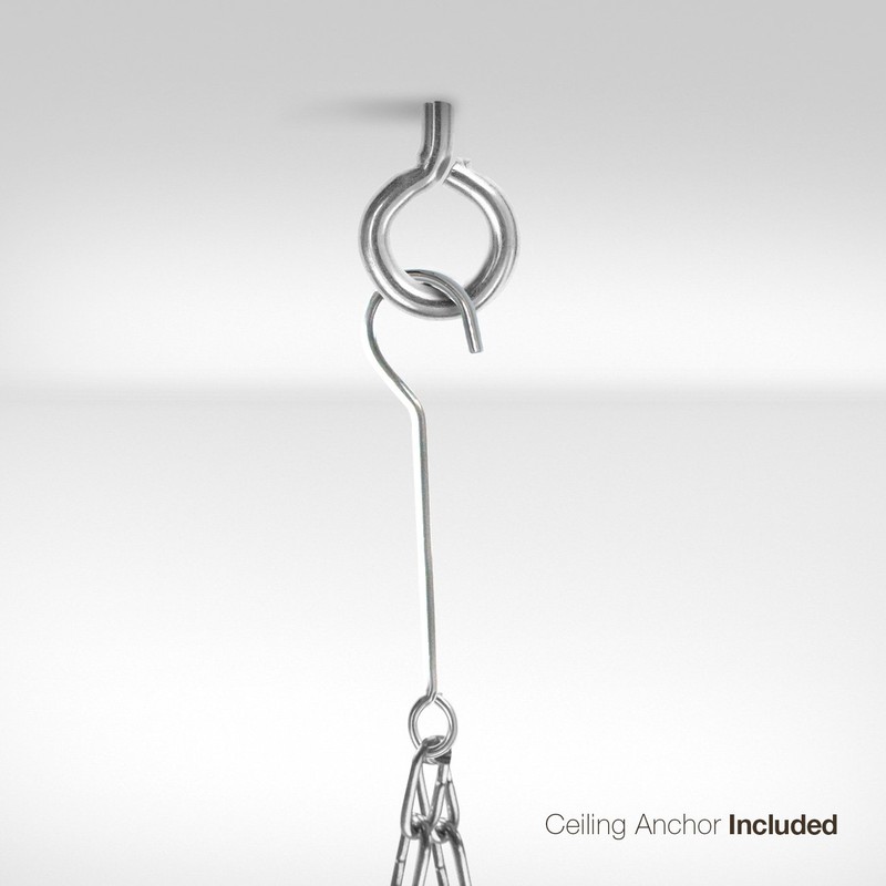 Sorbus® Pot and Pan Rack for Ceiling with Hooks —