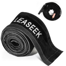 LeaSeek TIG - Cubierta para cable de antorcha de soldadura TIG, cubierta protectora de piel ignífugo, cubierta negra de 7.7 metros (25 pies de longitud)