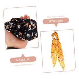 Beavorty 15pcs Elastic Hair Tie Fashion Hair Rope Accessories for Women Girls Thick Ties Floral Scrunchies