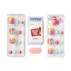 KISS imPRESS No Glue Pedi Press-On Toenails, Rainbow color with