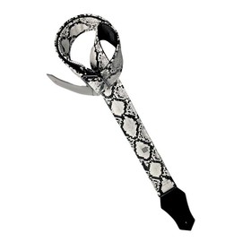 Electric Snake 2" Guitar Strap - Color: White Snake