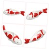 YARNOW Set of 2 Floating Ceramic Fish for Pond Decoration