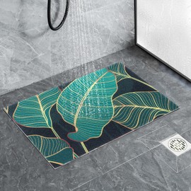LY4U Non-Slip Loofah-like Shower Mat, Anti-Mould, Washable Colourful PVC Shower Tray Mat for Elderly, Non-Slip Bathroom Mat for Wet Shower Areas