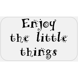 Enjoy The Little Things - 25 Stickers Pack 2.25 x 1.25 inches - Simplicity