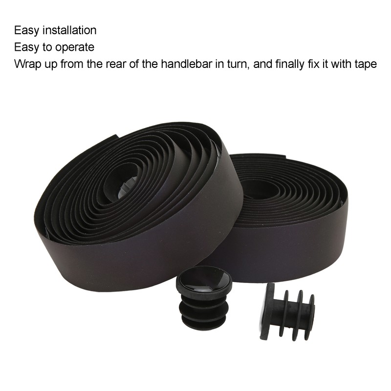 Road Bicycle Handlebar Tape PU EVA Portable Shock Absorption Breathable