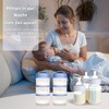 Termichy Milchpulver Portionierer Baby Stapelbar Milchpulver Aufbewahrungsbox 2 Stück (Blau)