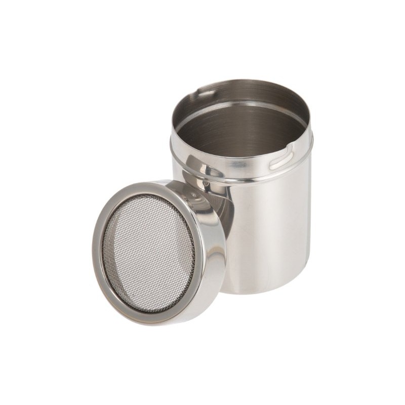 Ateco Stainless Steel Shaker, 4-ounce Capacity with Fine Mesh