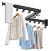 Kelisiting Wall Mount Clothes Drying Rack, Wall Mounted Drying Rack,