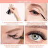 Pestañas Postizas Magneticas, 3 Pares 3D Magnetic Eyelashes Naturales Magnéticas