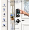 Veise Wi-Fi Keyless Entry Door Lock with Fingerprint, Remote App