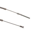 Motoflex rear brake cable, grey, new version (cast aluminium brake
