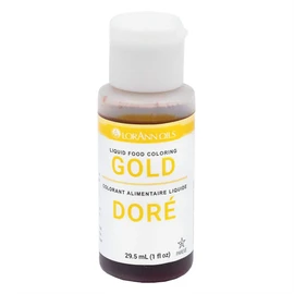LorAnn Gold Liquid Food Color, 1 ounce squeeze bottle