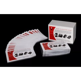 Box of 50 CR-50 Card Reader Cleaning Cards - Door Terminal Magnetic Head Swipe