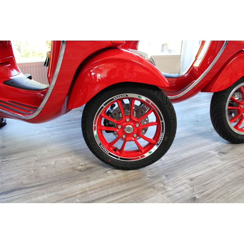 Tankpad 12 Inch Wheel Rim Sticker Set Suitable for Vespa