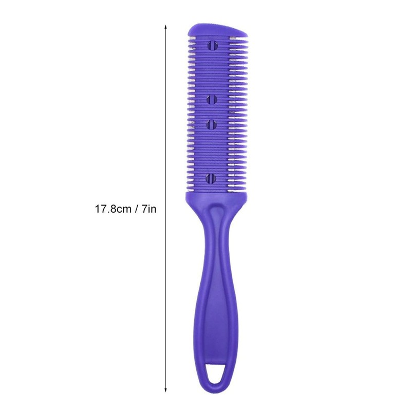 Yosoo DIY Hair Razor Comb Professional Dual Side Scissors Slim