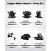 VEVOR Engine Motor Mount and Transmission Mount Kit Replacement, Set