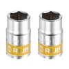 sourcing map 2pcs 1/2" Drive 6 Points Socket 14mm Metric