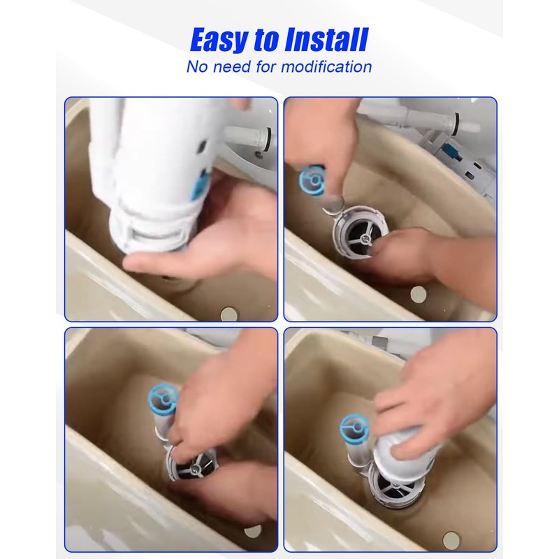 2-Inch Toilet Flush Valves, Dual Flush Valve Toilet Repair Kit