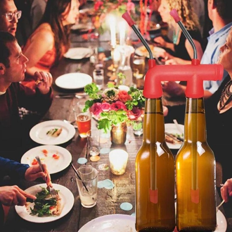 Beer Bongs Funnel Portable Beer Snorkel Party Beer Bottle Funnel