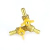 Areyourshop 3/8" Hose Barb Ball Valve Y Shaped 3 Way