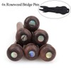 Alnicov Guitar Bridge Pins 6 Piece Rosewood Acoustic Guitar String