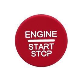 LECART Ignition Button Cover Sticker Fit for Ford Maverick 2025 2024 2023 2022 Car Accessories Keyless Push Start Stop Button Metal Decal Sticker Auto Interior Decoration Stylish Decor Trims Red