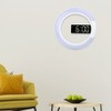 Innovative Modern Style LED Wall Clock Home Decoration with Alarm