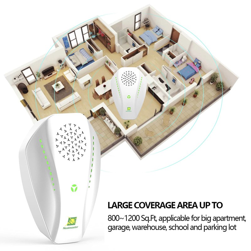 Neatmaster Ultrasonic Repeller & Insect Indoor Repeller, Electronic Ultrasonic Plug