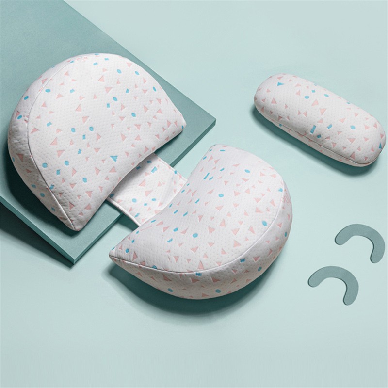 Pregnancy Pillow Comfortable Cotton Ergonomic Adjustable Width Safe Durable Maternity