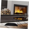 CAXUSD Fireplace Rug Fireproof Half Mat Durable Floor Protector for